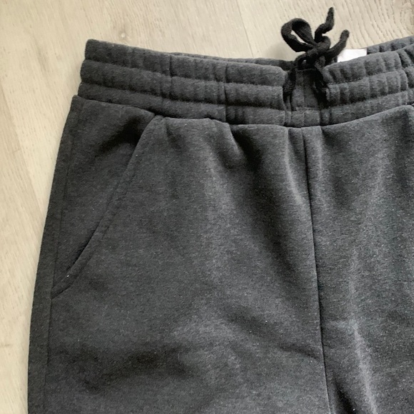 Echo Sweat pants size M gray drawstring pockets logo embroidered - Picture 9 of 14